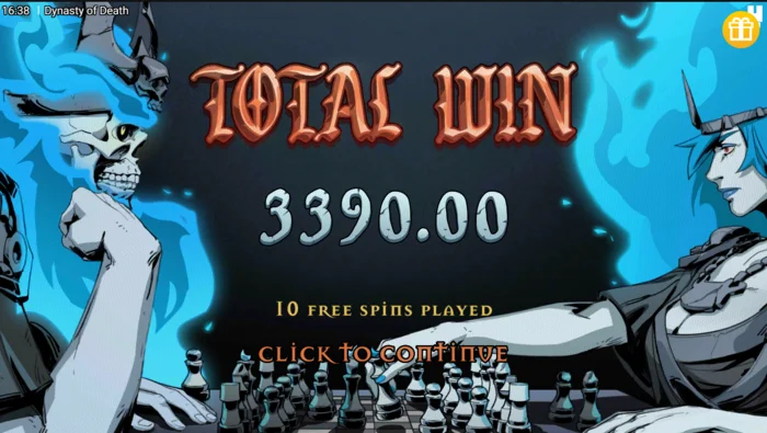 Dynasty of Death - ganancia final del duelo